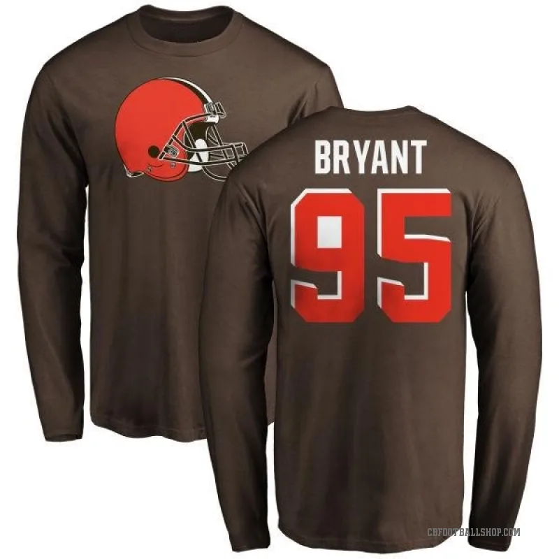 Armonty Bryant Youth Brown Cleveland Browns Logo Long Sleeve T-Shirt -