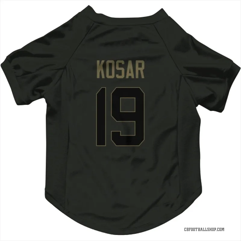 Bernie Kosar Black Cleveland Browns Service Cat & Dog Pet Jersey