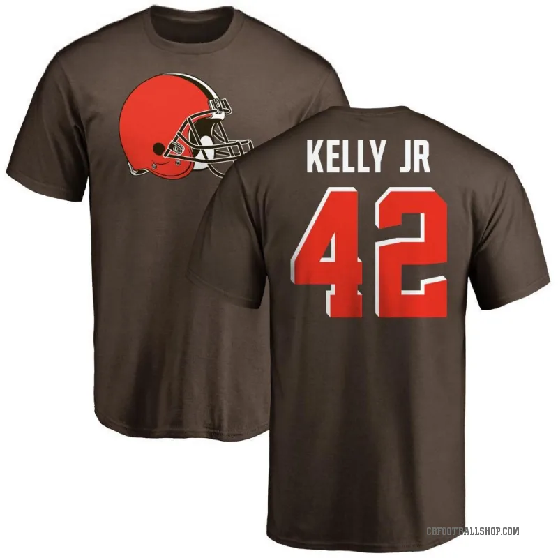 John Kelly Jr. Youth Brown Cleveland Browns Logo T-Shirt -
