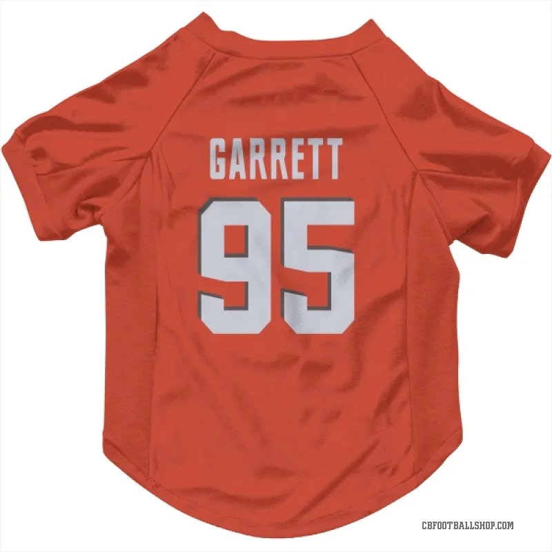 Myles Garrett  Orange Cleveland Browns  Cat & Dog Pet Jersey