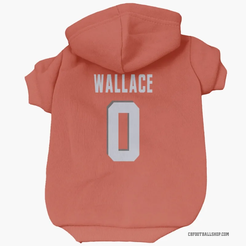 Tylan Wallace  Orange Cleveland Browns  Cat & Dog Pet Hoodie